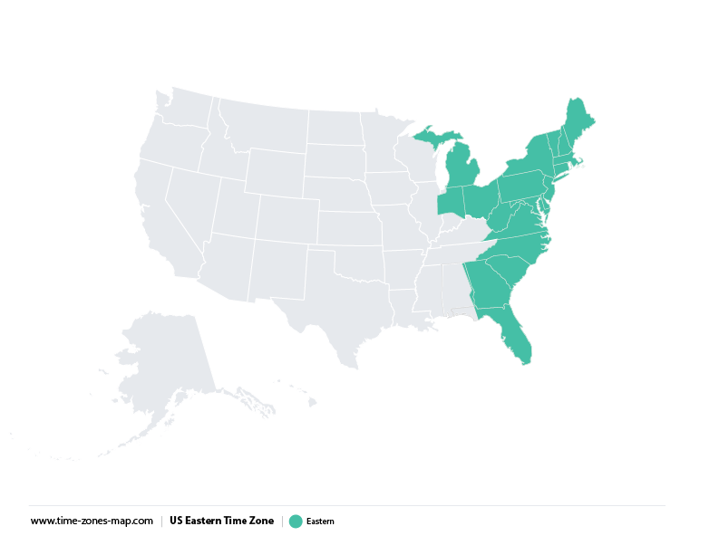 Time Zone Map Of The United States Nations Online Project